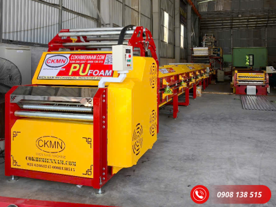 Cơ Khí Miền Nam bàn giao  dây chuyền Tôn Xốp công nghệ mới