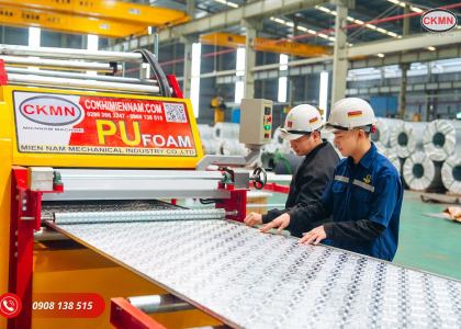 TỪ 2016 CƠ KHÍ MIỀN NAM VINH DỰ LÀ ĐƠN VỊ CUNG CẤP MÁY CÁN TÔN, XÀ GỒ CÁC LOẠI CHO TẬP ĐOÀN HOA SEN.  ĐẾN NĂM 2024 TIẾP TỤC ĐƯỢC LỰA CHỌN ĐỂ LẮP ĐẶT DÂY CHUYỀN TÔN XỐP PU TỰ ĐỘNG 30M