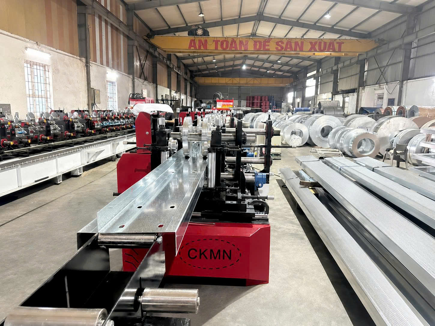 Máy xà gô bàn giao Bắc Ninh