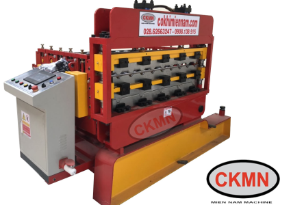 Máy dập vòm 2 tầng 5 sóng và 9 sóng lật bán tự động