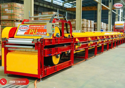 MÁY CÁN TÔN 2 TẦNG CHẠY PU