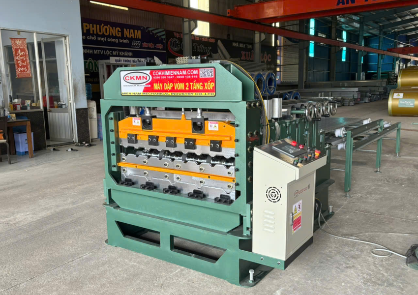 MÁY DẬP VÒM 2 TẦNG TÔN XỐP